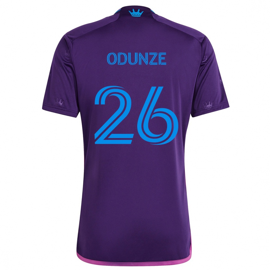 Enfant Football Maillot Chituru Odunze #26 Bleu Violet Tenues Extérieur 2024/25