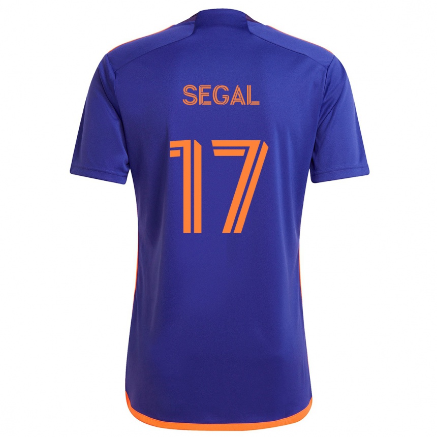 Enfant Football Maillot Gabriel Segal #17 Violet Orange Tenues Extérieur 2024/25