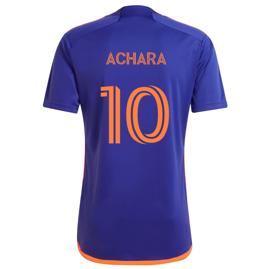 Enfant Football Maillot Ifunanyachi Achara #10 Violet Orange Tenues Extérieur 2024/25