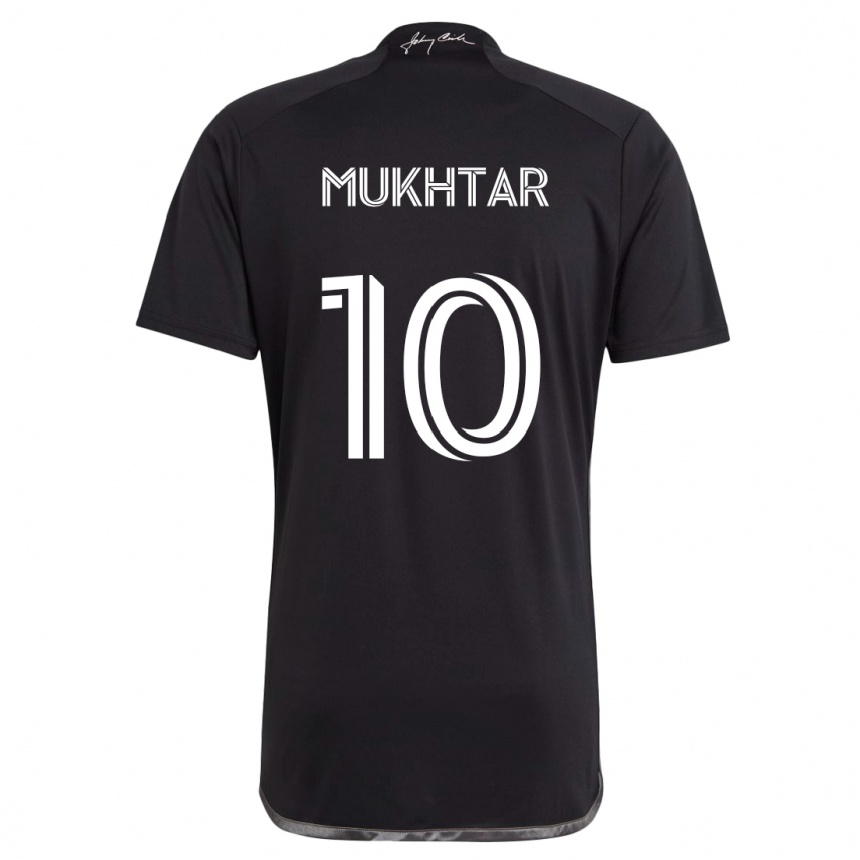 Enfant Football Maillot Hany Mukhtar #10 Noir Tenues Extérieur 2024/25