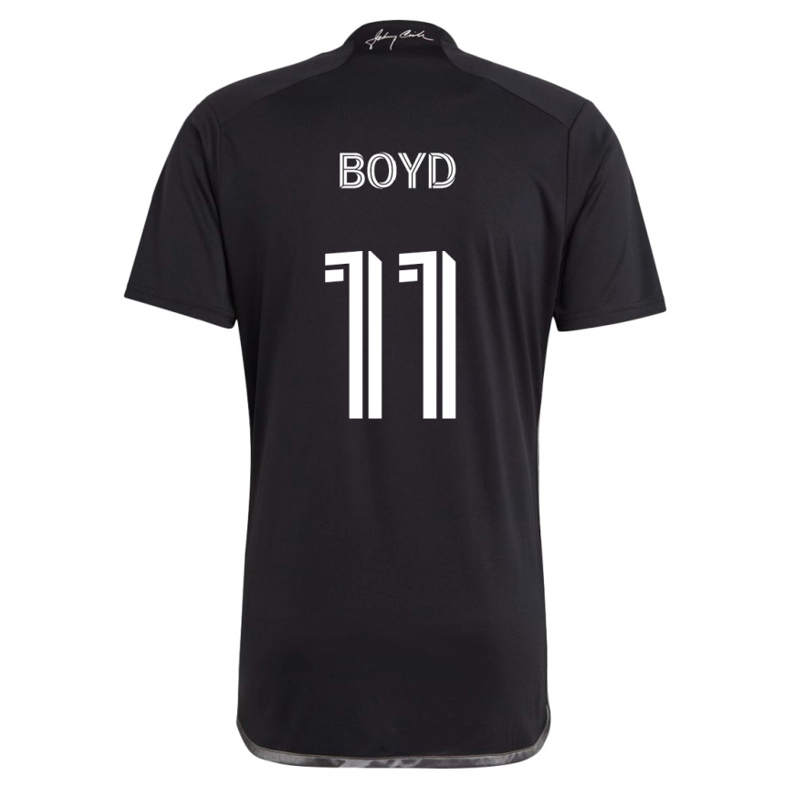 Enfant Football Maillot Tyler Boyd #11 Noir Tenues Extérieur 2024/25