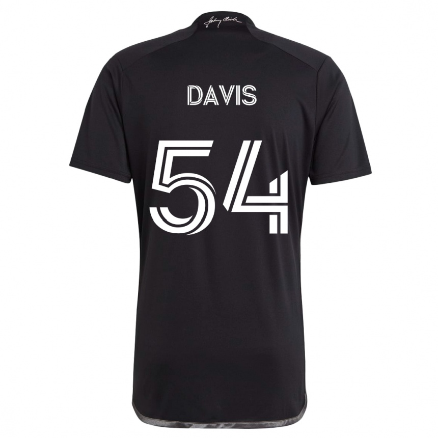 Enfant Football Maillot Sean Davis #54 Noir Tenues Extérieur 2024/25