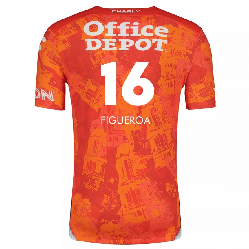 Enfant Football Maillot Antonio Figueroa #16 Orange White Tenues Extérieur 2024/25