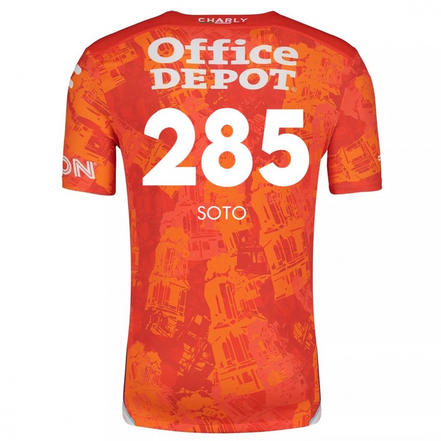 Enfant Football Maillot Edwin Soto #285 Orange White Tenues Extérieur 2024/25