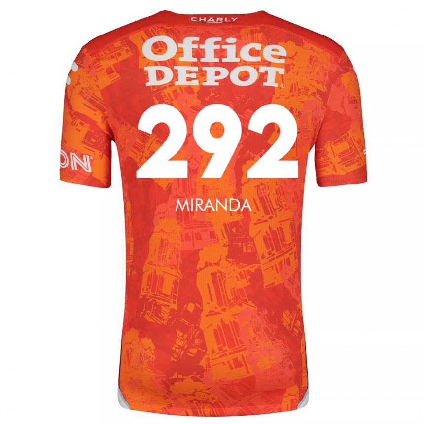 Enfant Football Maillot Herbey Miranda #292 Orange White Tenues Extérieur 2024/25