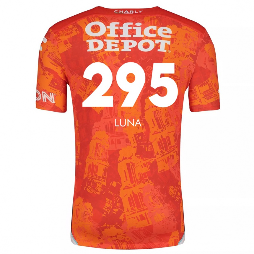 Enfant Football Maillot Irving Luna #295 Orange White Tenues Extérieur 2024/25