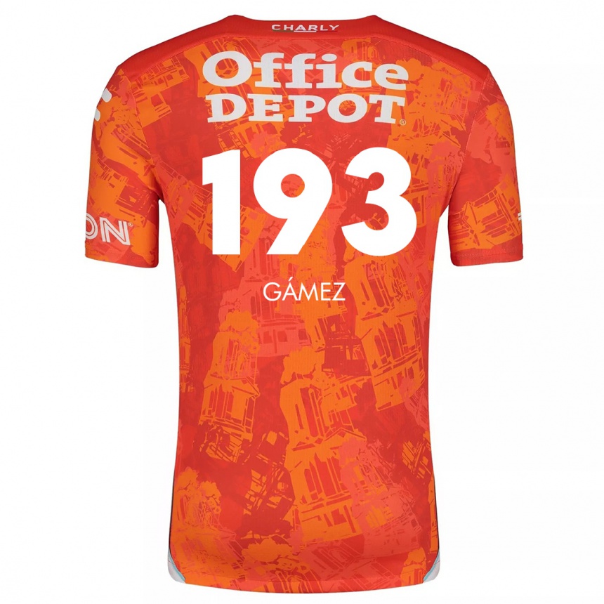 Enfant Football Maillot Juan Gámez #193 Orange White Tenues Extérieur 2024/25