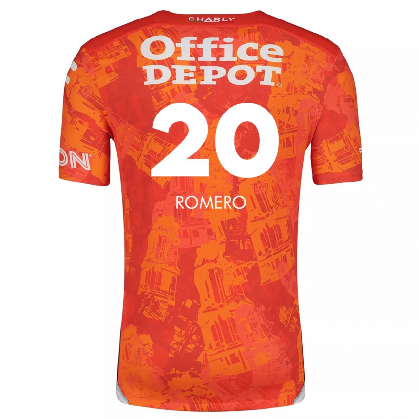 Enfant Football Maillot Tamara Romero #20 Orange White Tenues Extérieur 2024/25