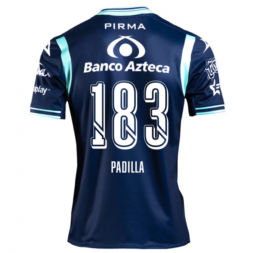 Enfant Football Maillot Donovan Padilla #183 Bleu Marine Tenues Extérieur 2024/25