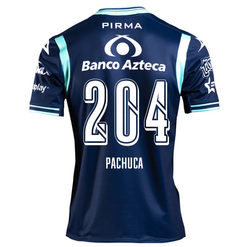 Enfant Football Maillot José Pachuca #204 Bleu Marine Tenues Extérieur 2024/25