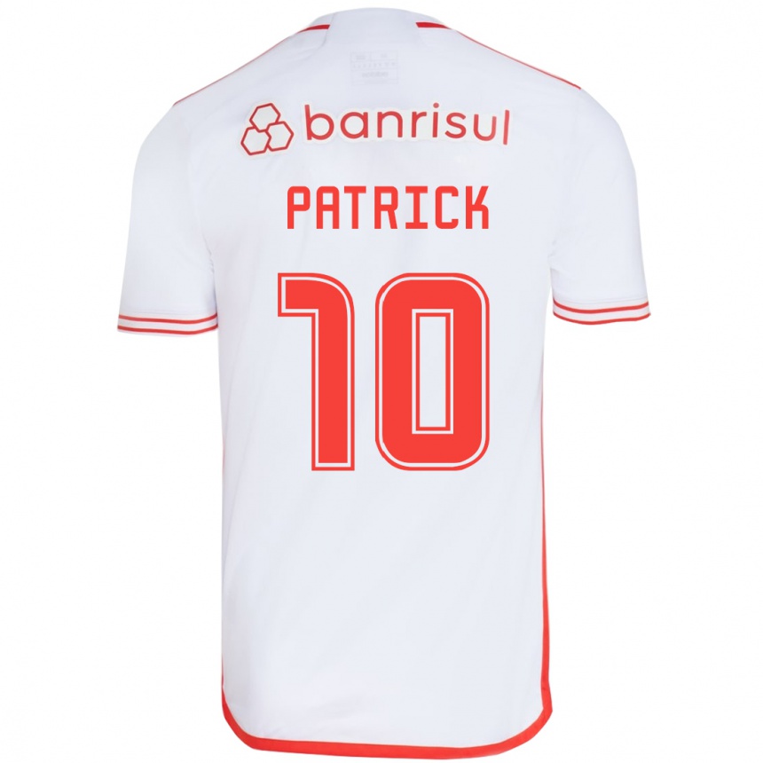 Enfant Football Maillot Alan Patrick #10 Blanc Rouge Tenues Extérieur 2024/25