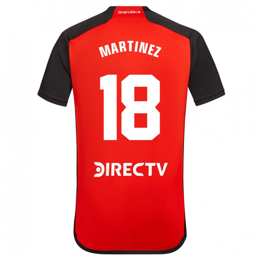 Enfant Football Maillot Pity Martínez #18 Rouge Noir Blanc Tenues Extérieur 2024/25