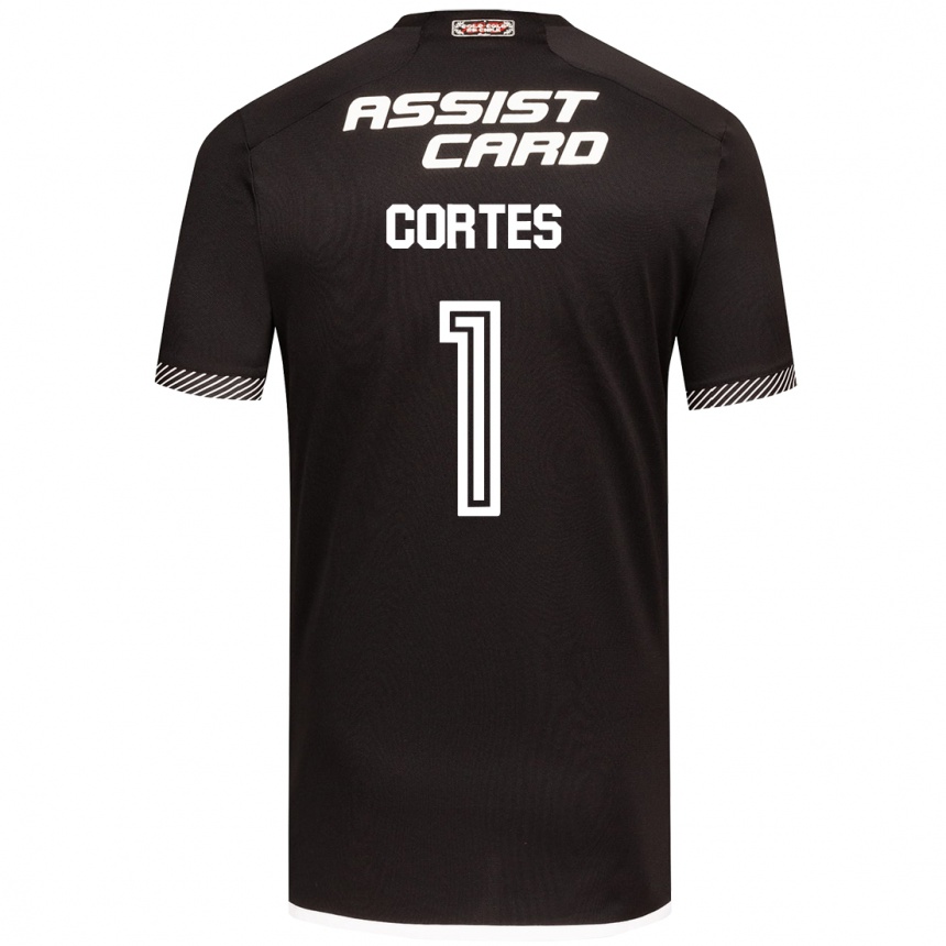 Enfant Football Maillot Brayan Cortés #1 Noir Blanc Tenues Extérieur 2024/25