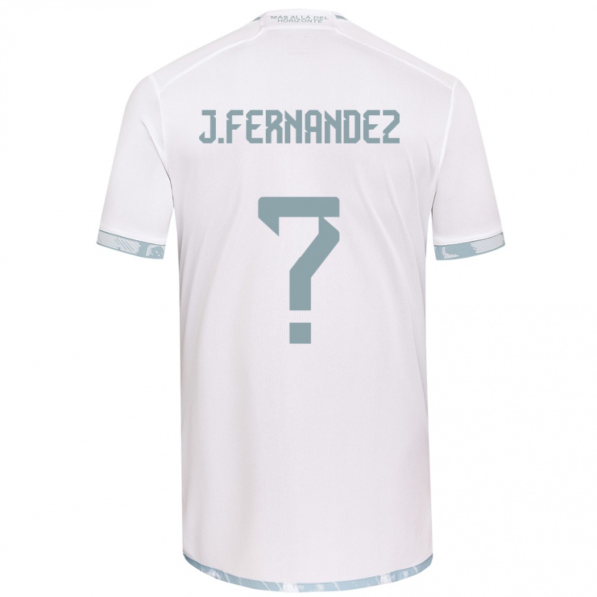 Enfant Football Maillot José Matías Fernández #0 Blanc Gris Tenues Extérieur 2024/25