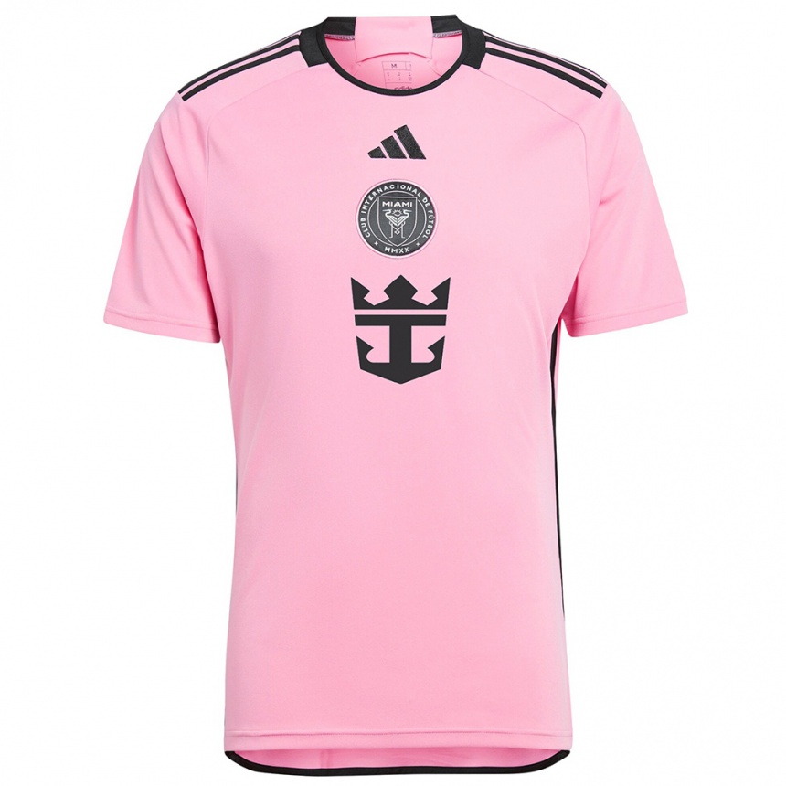 Homme Football Maillot Giovanni Ferraina #0 Rose Tenues Domicile 2024/25