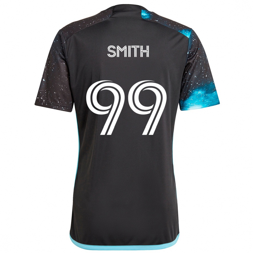 Homme Football Maillot Jordan Adebayo-Smith #99 Noir Bleu Tenues Domicile 2024/25