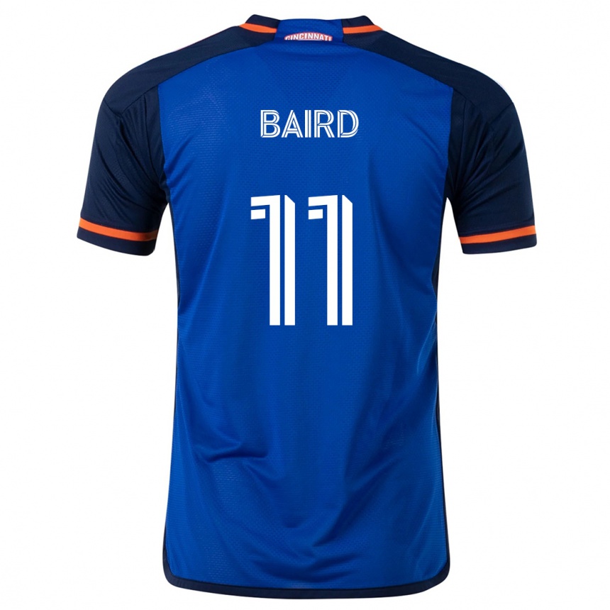 Homme Football Maillot Corey Baird #11 Bleu Blanc Tenues Domicile 2024/25