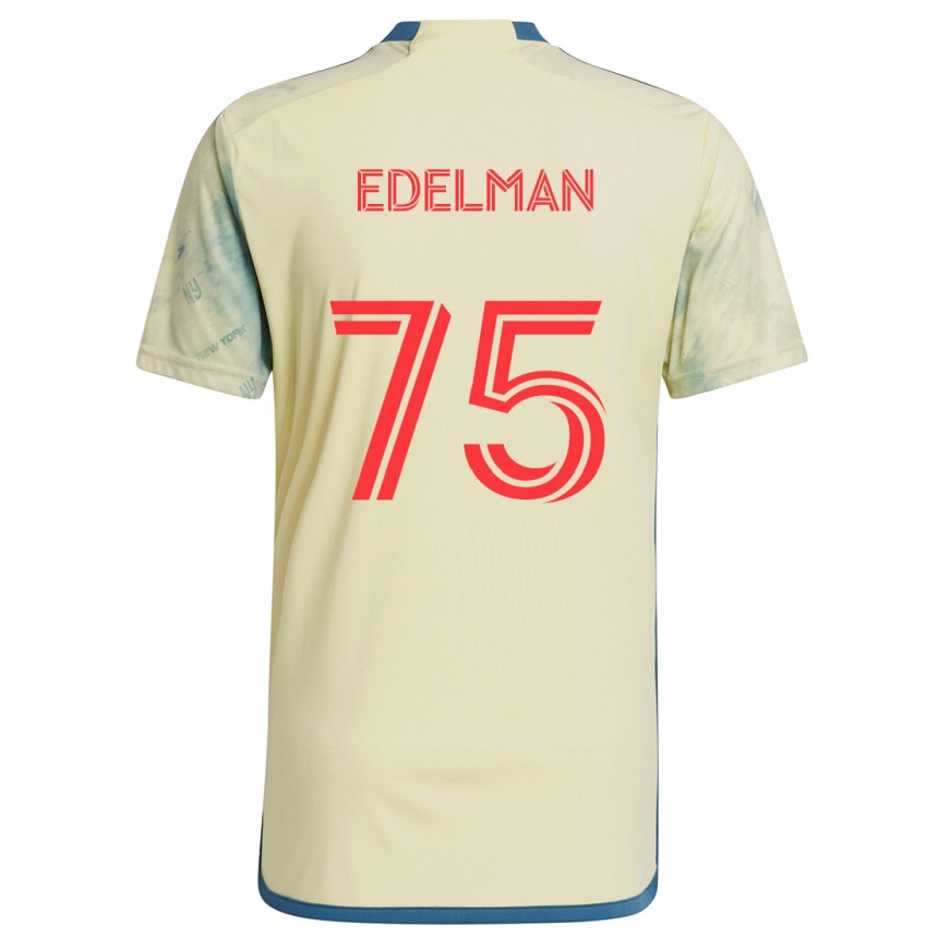 Homme Football Maillot Daniel Edelman #75 Jaune Rouge Bleu Tenues Domicile 2024/25