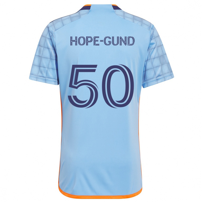 Homme Football Maillot Kofi Hope-Gund #50 Bleu Orange Tenues Domicile 2024/25