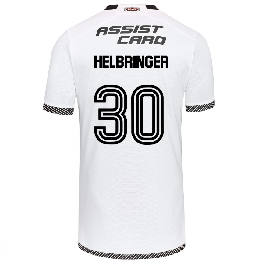 Homme Football Maillot Aixa Helbringer #30 Blanc Noir Tenues Domicile 2024/25