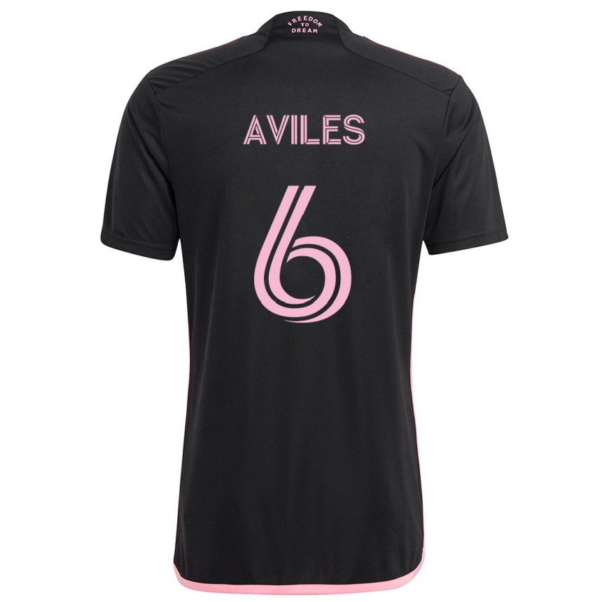 Homme Football Maillot Tomás Avilés #6 Noir Tenues Extérieur 2024/25