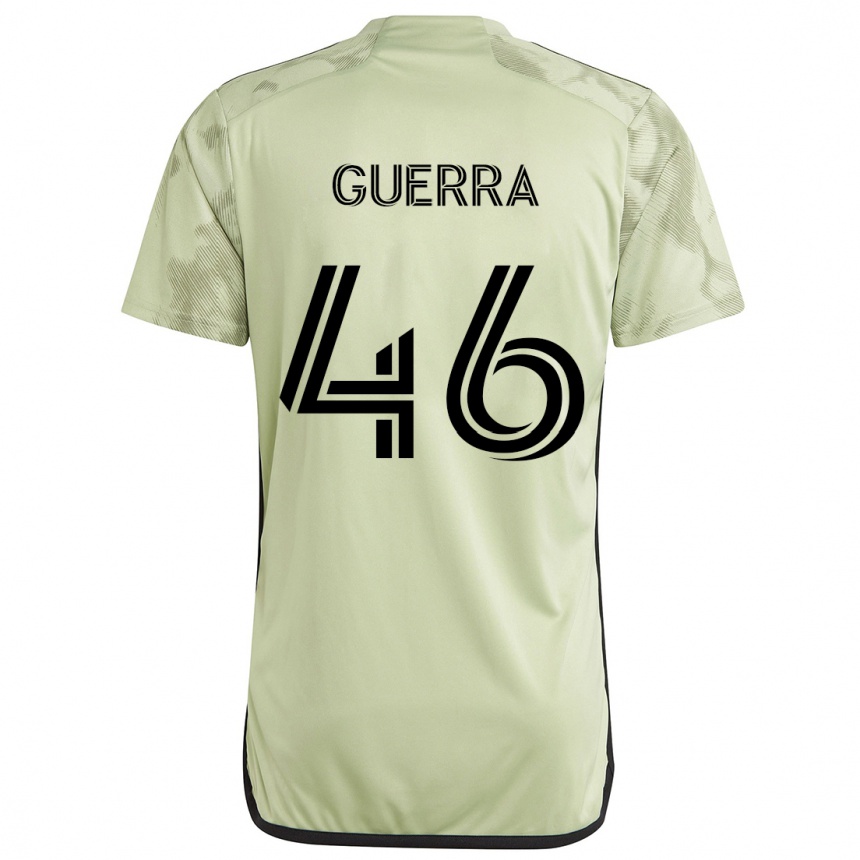 Homme Football Maillot Decarlo Guerra #46 Vert Clair Tenues Extérieur 2024/25