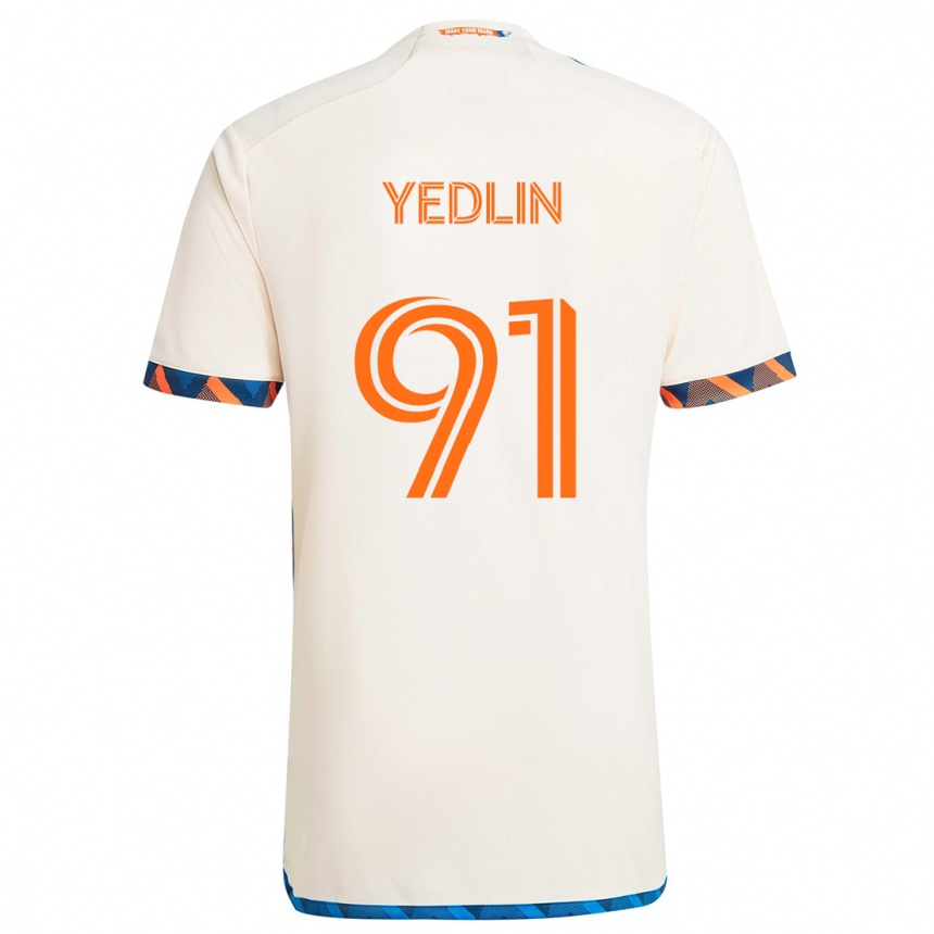 Homme Football Maillot Deandre Yedlin #91 Blanc Orange Tenues Extérieur 2024/25