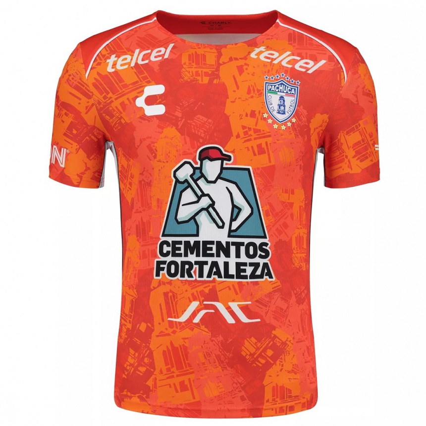 Homme Football Maillot Esthefanny Barreras #1 Orange White Tenues Extérieur 2024/25