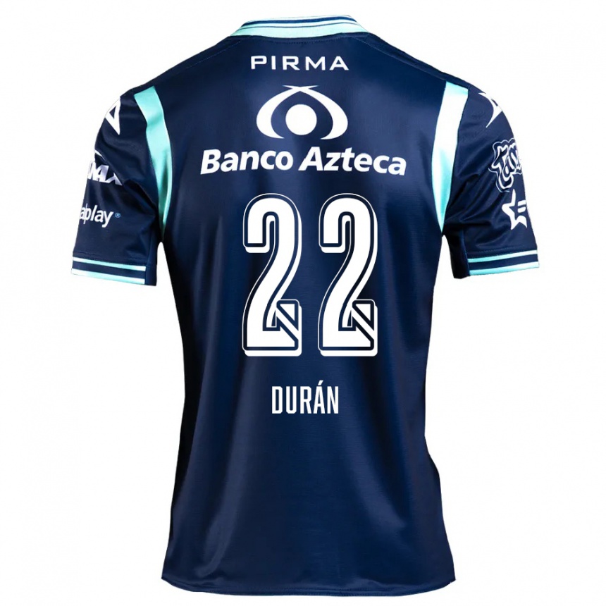 Homme Football Maillot Rafael Durán #22 Bleu Marine Tenues Extérieur 2024/25