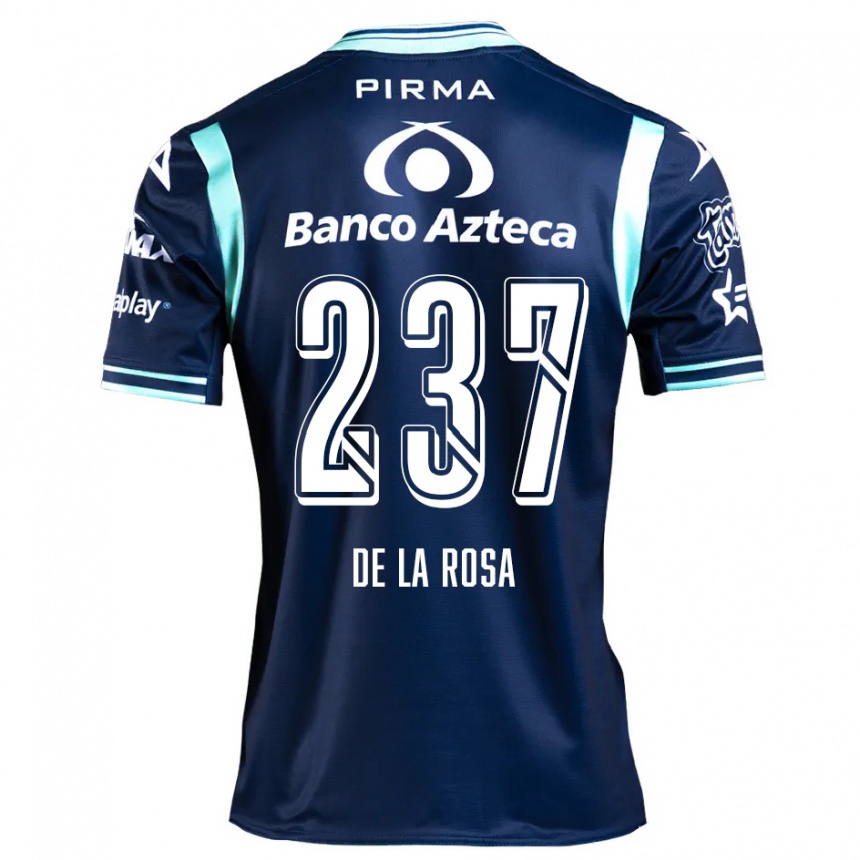 Homme Football Maillot Álvaro De La Rosa #237 Bleu Marine Tenues Extérieur 2024/25