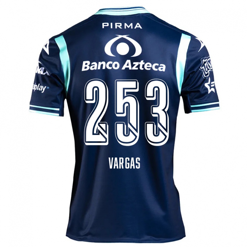 Homme Football Maillot Edwin Vargas #253 Bleu Marine Tenues Extérieur 2024/25