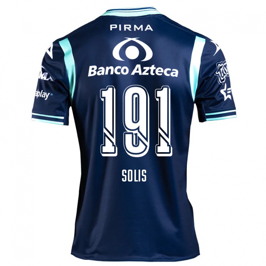 Homme Football Maillot César Solís #191 Bleu Marine Tenues Extérieur 2024/25