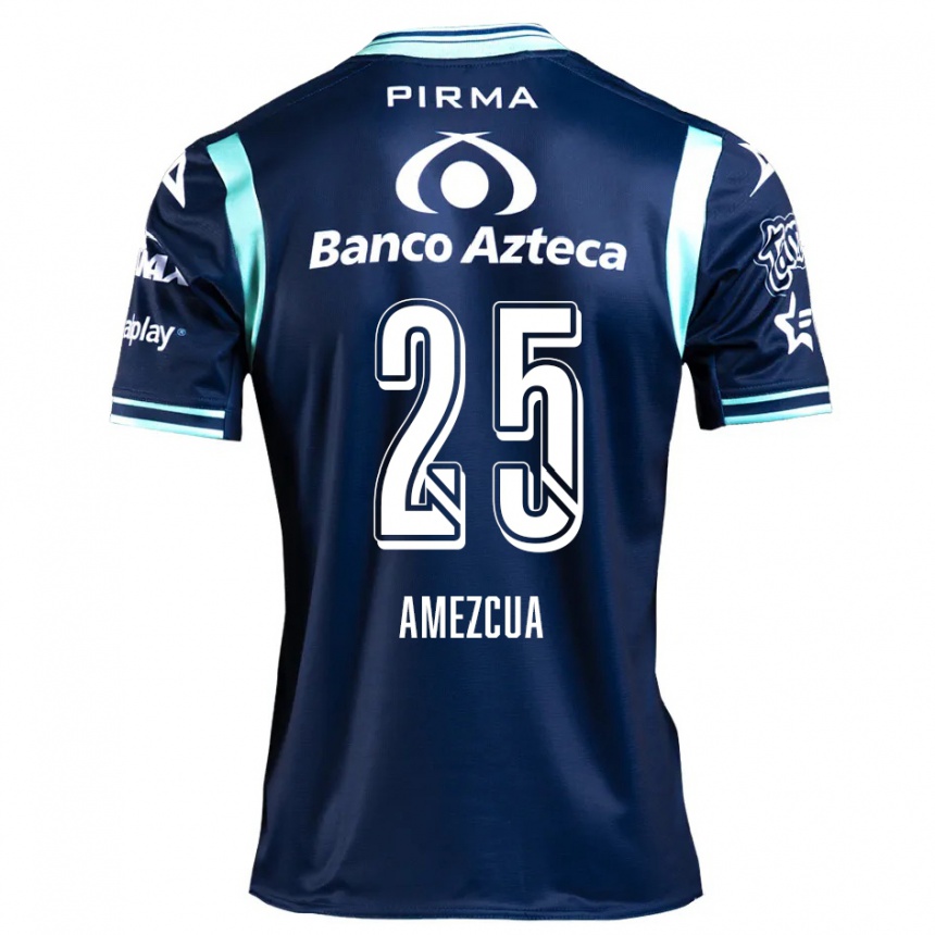 Homme Football Maillot Mariana Amezcua #25 Bleu Marine Tenues Extérieur 2024/25