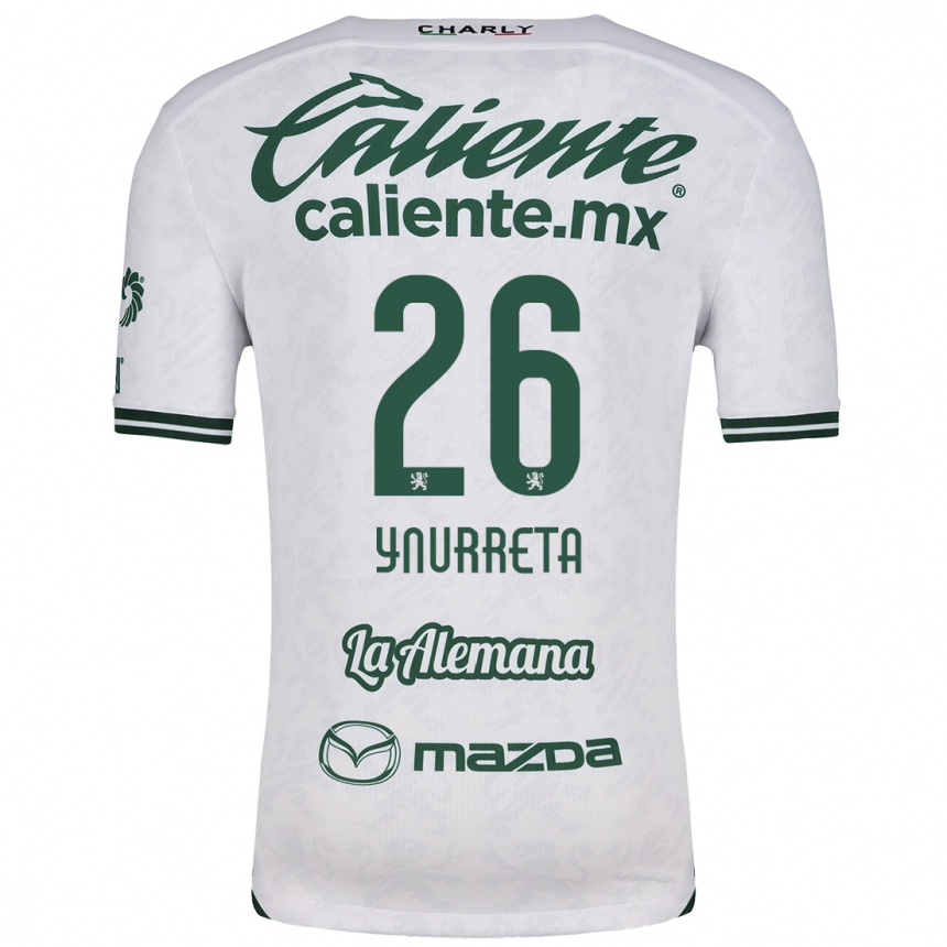 Homme Football Maillot Alexandra Hernández Ynurreta #26 Blanc Vert Tenues Extérieur 2024/25