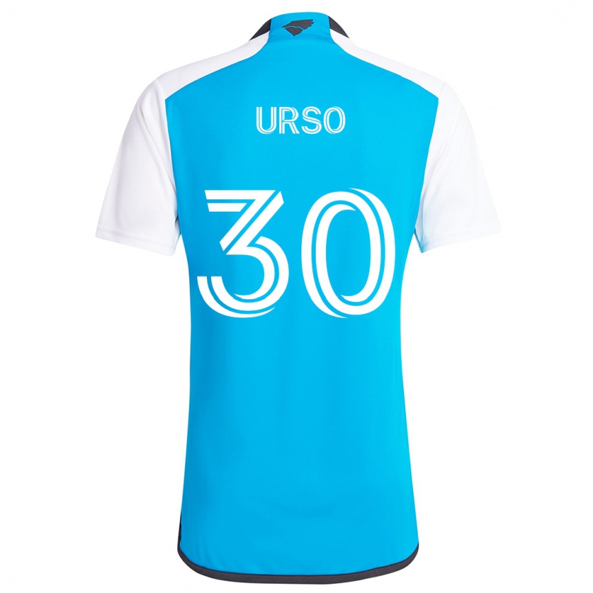 Femme Football Maillot Júnior Urso #30 Bleu Blanc Tenues Domicile 2024/25