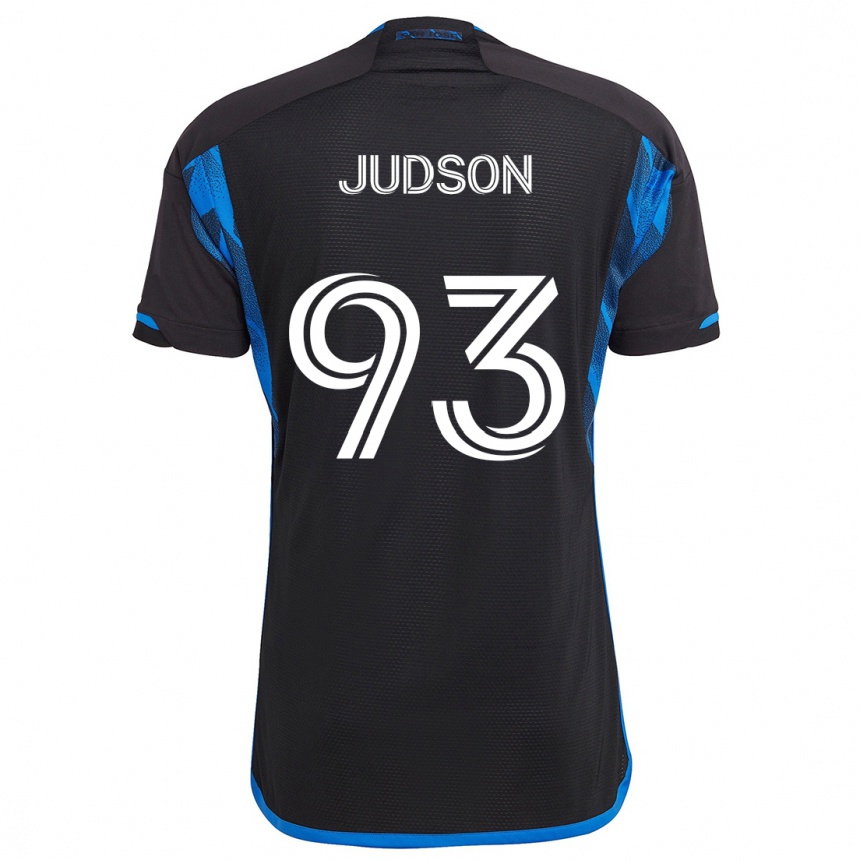 Femme Football Maillot Judson #93 Bleu Noir Tenues Domicile 2024/25