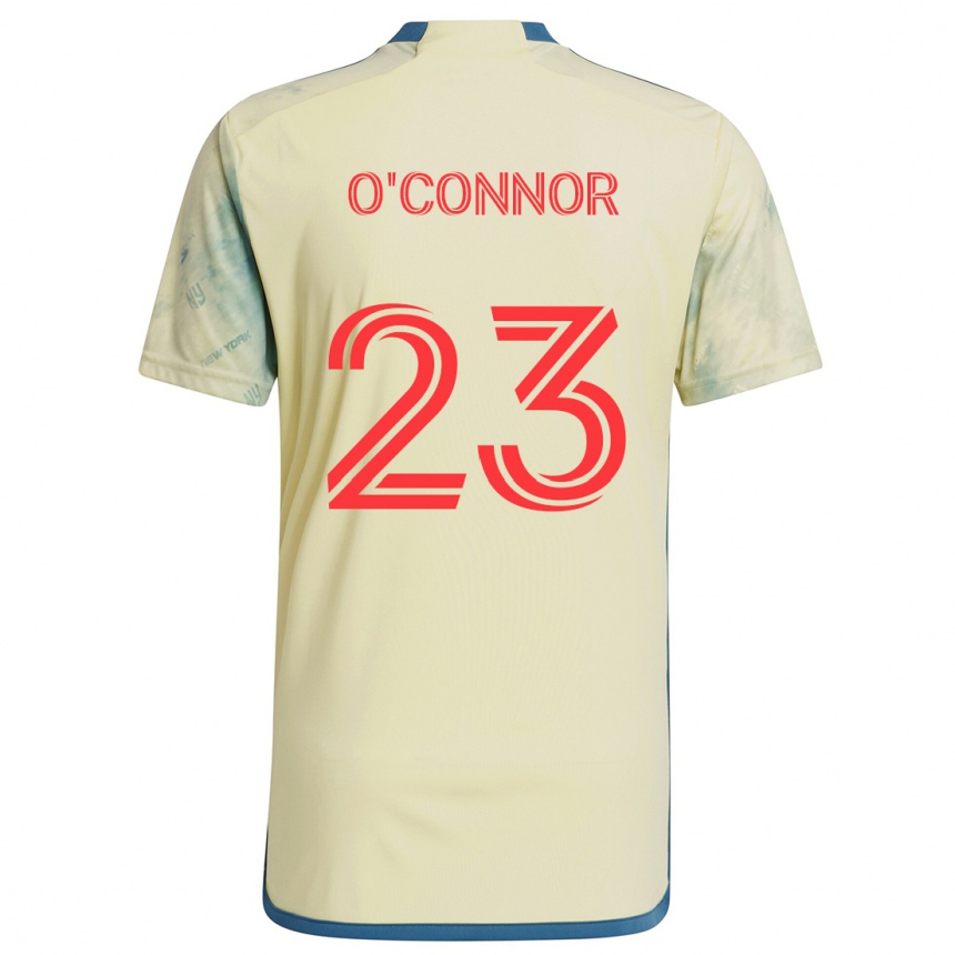 Femme Football Maillot Aidan O'connor #23 Jaune Rouge Bleu Tenues Domicile 2024/25