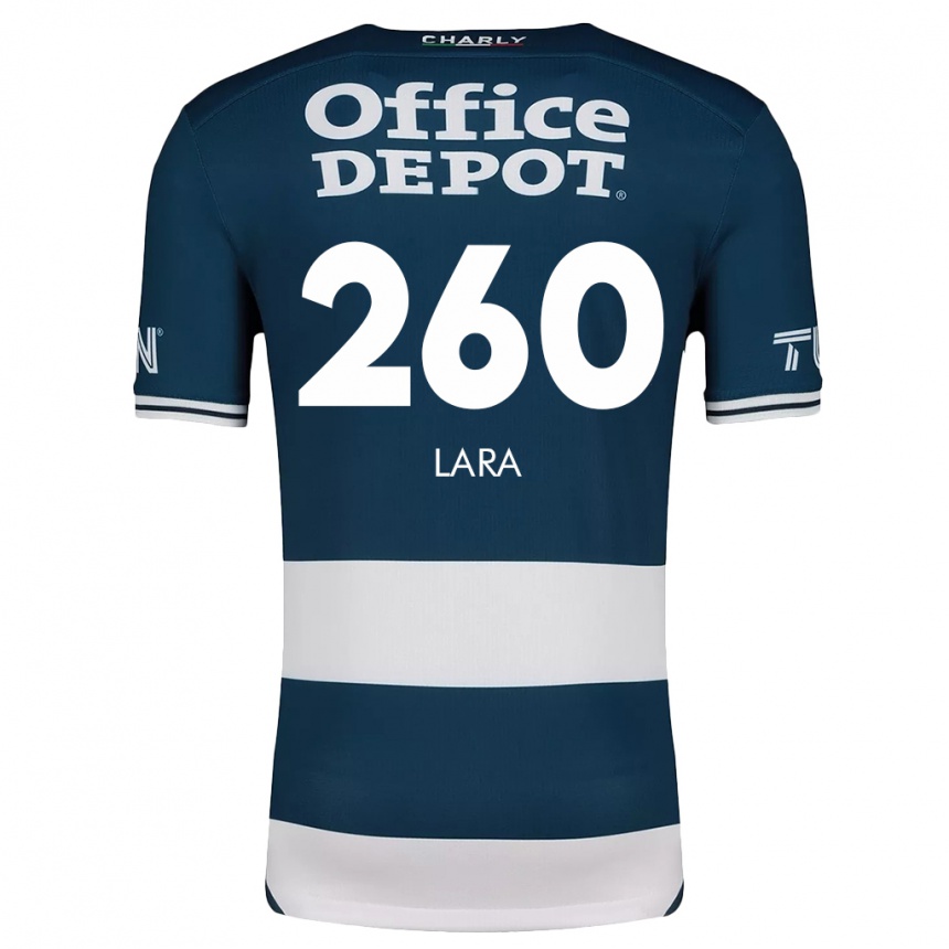 Femme Football Maillot Jesús Lara #260 Bleu Blanc Tenues Domicile 2024/25