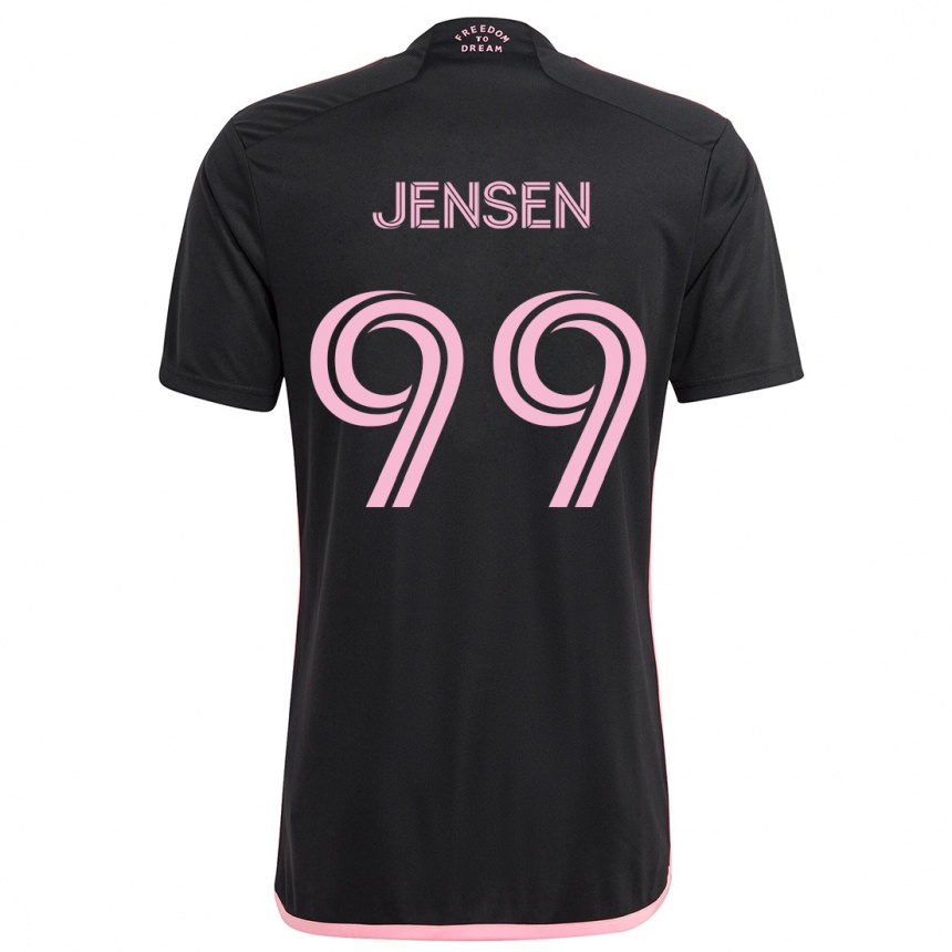 Femme Football Maillot Cole Jensen #99 Noir Tenues Extérieur 2024/25