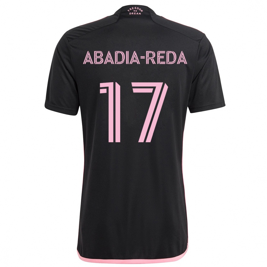 Femme Football Maillot Ezequiel Abadia-Reda #17 Noir Tenues Extérieur 2024/25