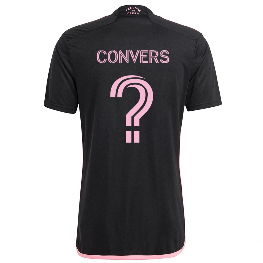 Femme Football Maillot Joseph Convers #0 Noir Tenues Extérieur 2024/25