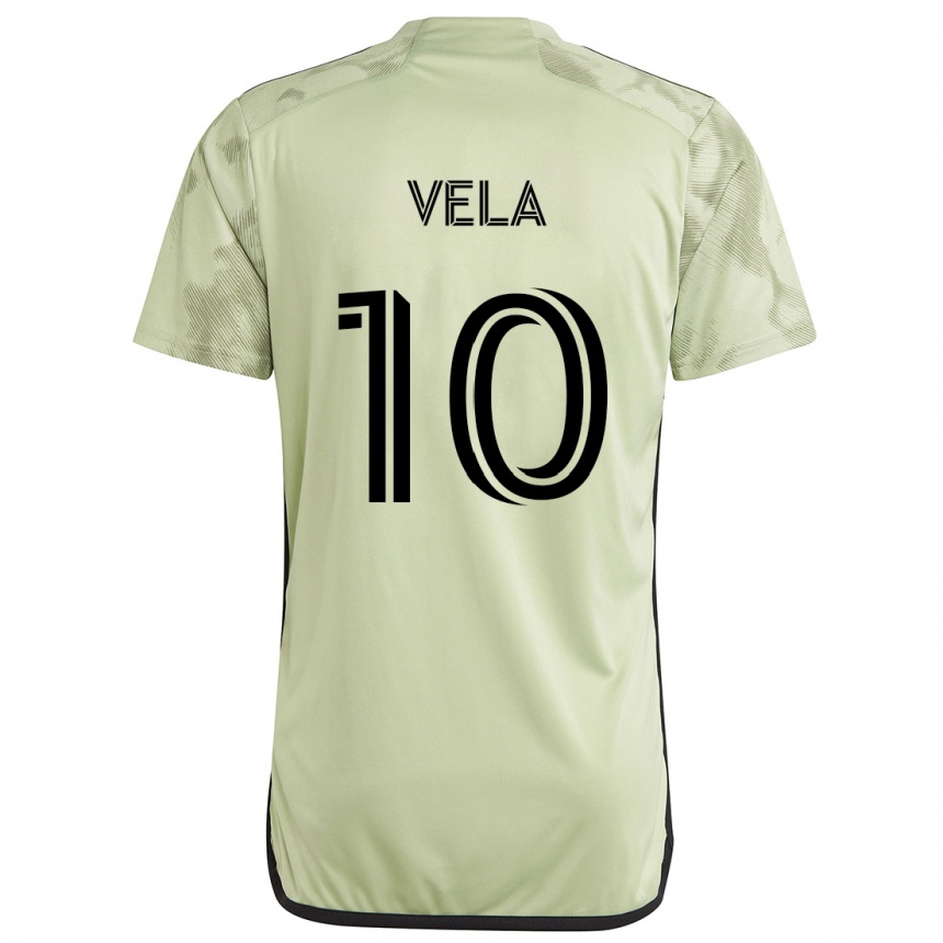 Femme Football Maillot Carlos Vela #10 Vert Clair Tenues Extérieur 2024/25