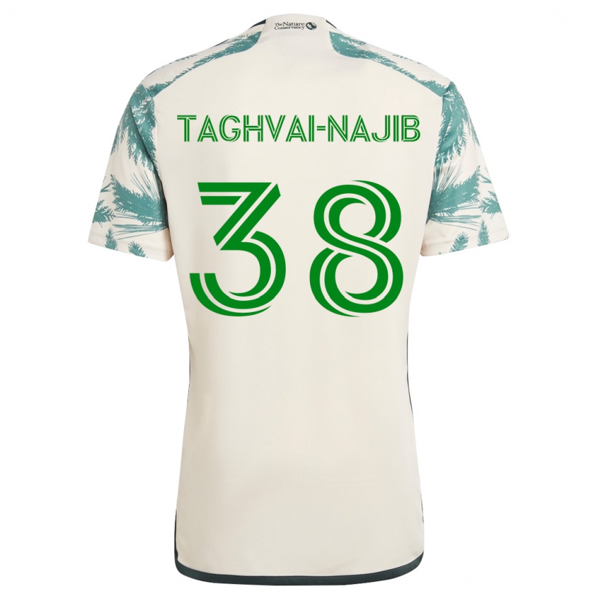 Femme Football Maillot Braxton Taghvai-Najib #38 Beige Marron Tenues Extérieur 2024/25