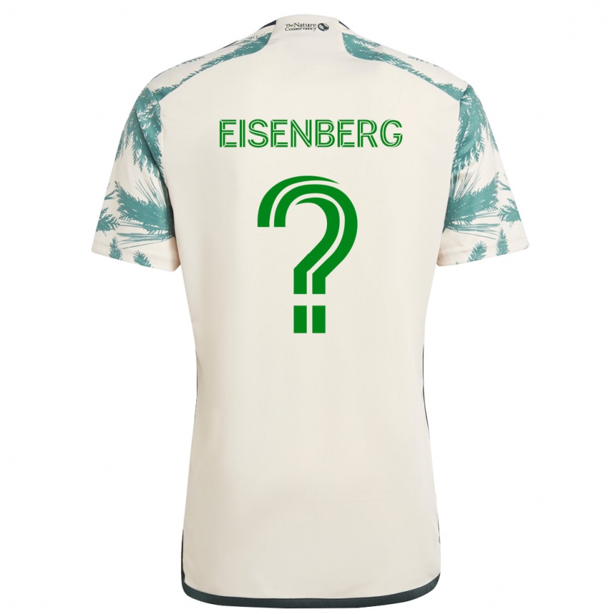 Femme Football Maillot Max Eisenberg #0 Beige Marron Tenues Extérieur 2024/25