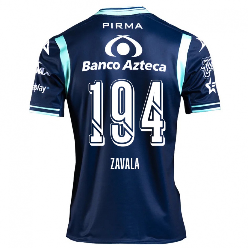 Femme Football Maillot Arath Zavala #194 Bleu Marine Tenues Extérieur 2024/25