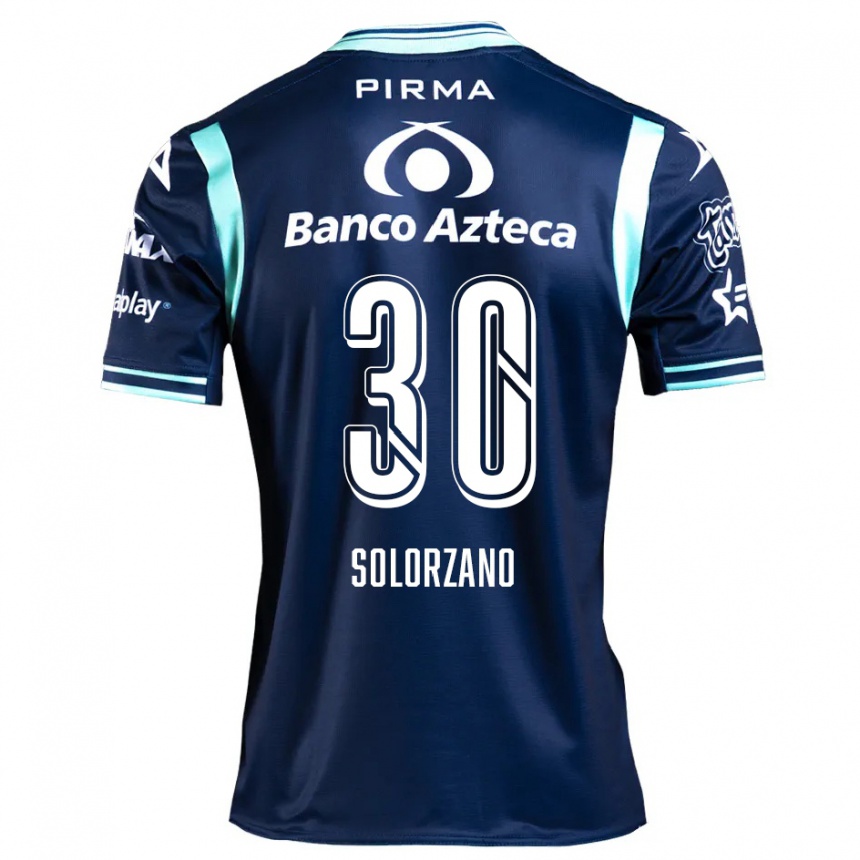 Femme Football Maillot Aisha Solórzano #30 Bleu Marine Tenues Extérieur 2024/25