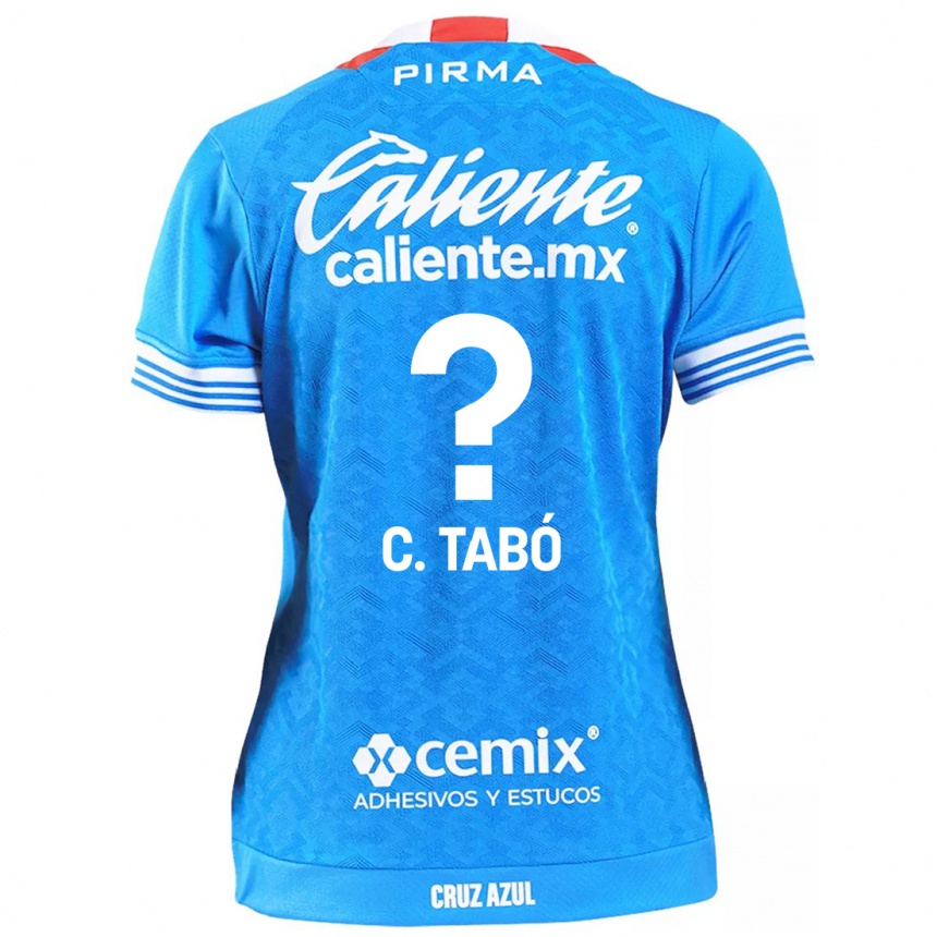 Enfant Football Maillot Christian Tabó #0 Bleu Ciel Tenues Domicile 2024/25