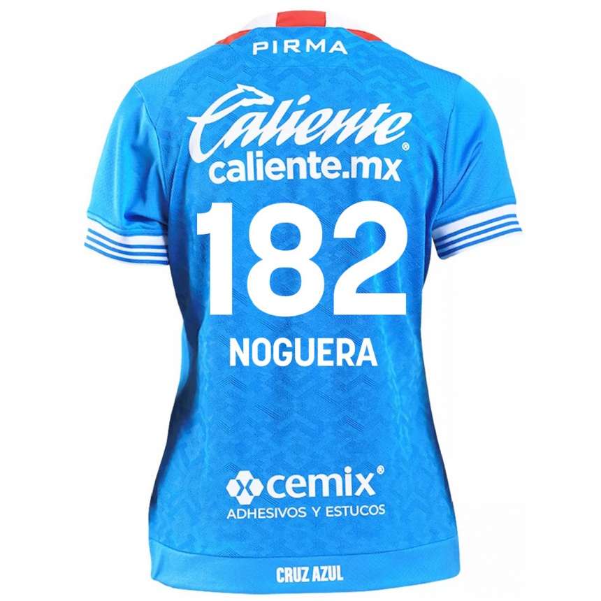 Enfant Football Maillot Heldrich Noguera #182 Bleu Ciel Tenues Domicile 2024/25