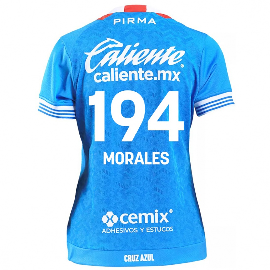 Enfant Football Maillot Amaury Morales #194 Bleu Ciel Tenues Domicile 2024/25