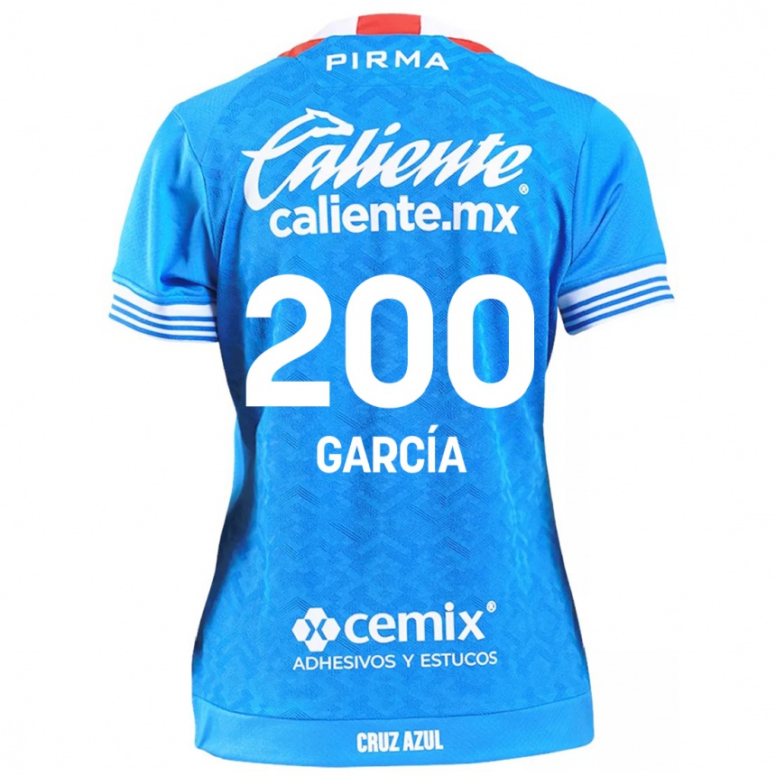 Enfant Football Maillot Jorge García #200 Bleu Ciel Tenues Domicile 2024/25